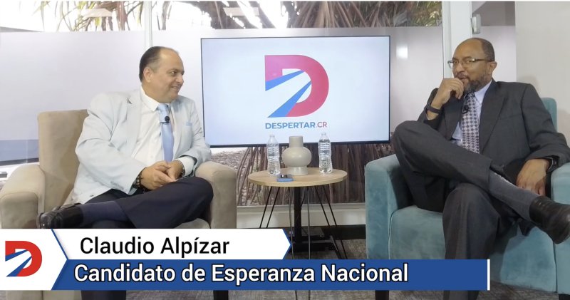 Claudio Alpízar presenta los ejes de acción en seguridad, salud y educación